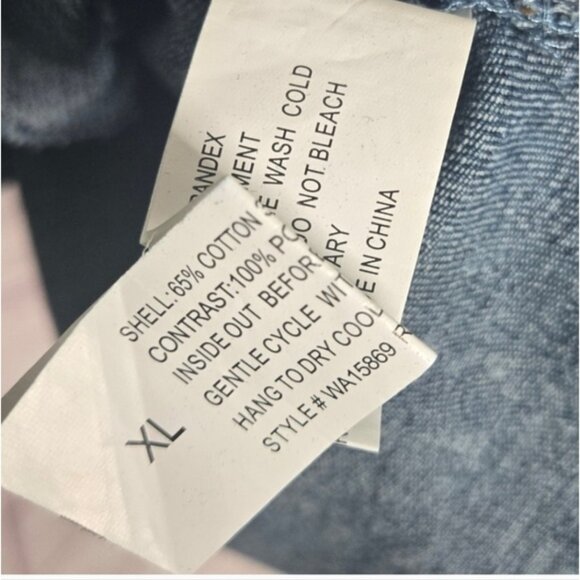 Altar'd State Laura Denim Corduroy Collar Barn Jacket - Picture 6 of 7